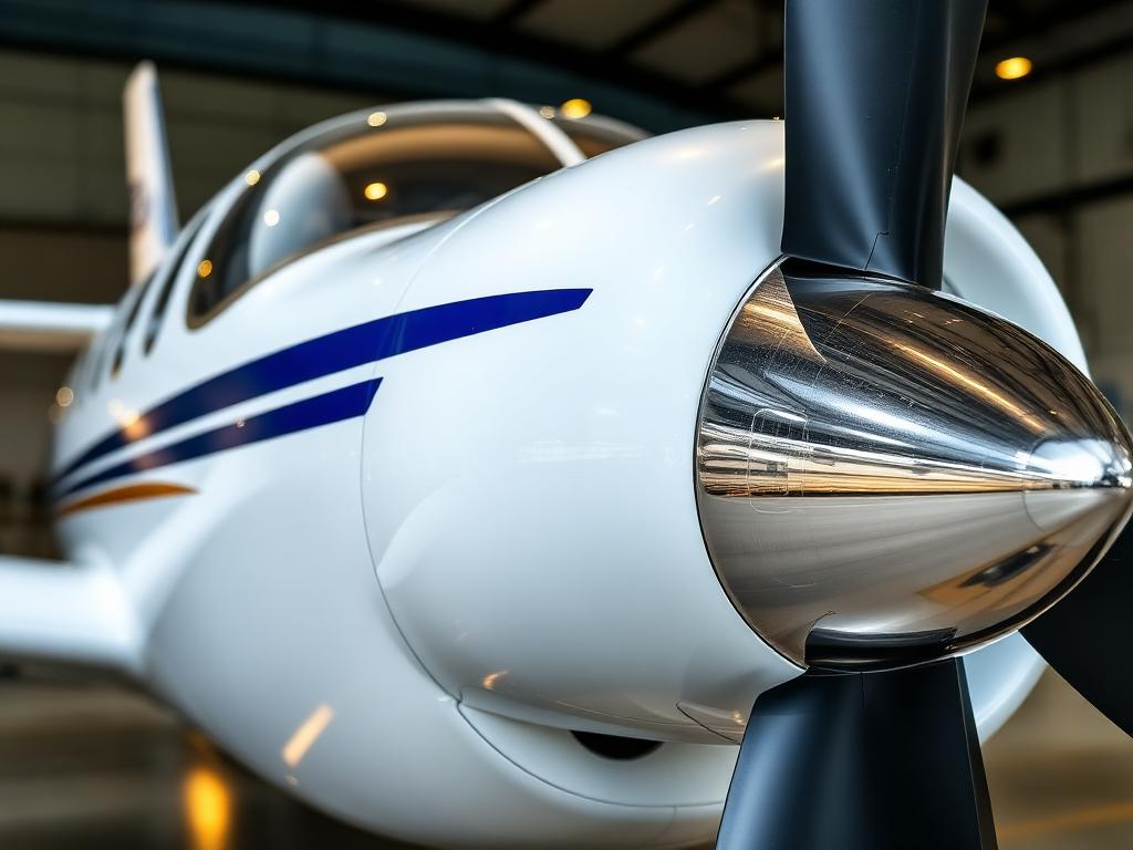 Détail moteur et hélice du Pilatus PC-12